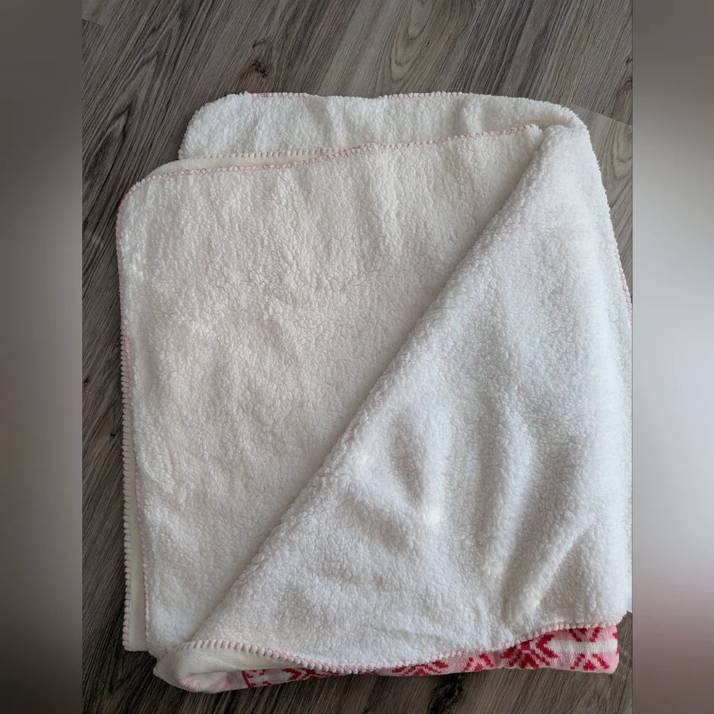 NEW Victorias Secret PINK Fleece Blanket 50×60‎ In. Soft Cuddly Cozy